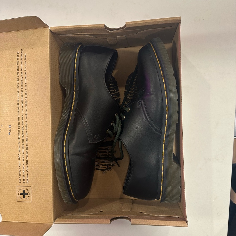 Dr. Martens Black Vegan Oxfords